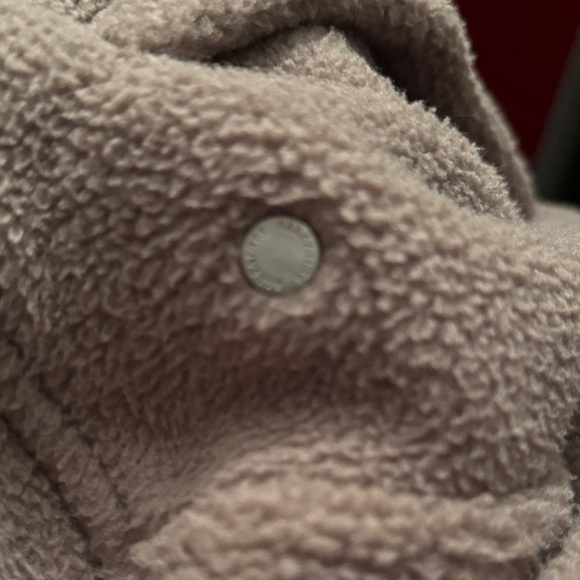 All Saints Clayton Fleece Tan Lightweight Jacket - Picture 6 of 15